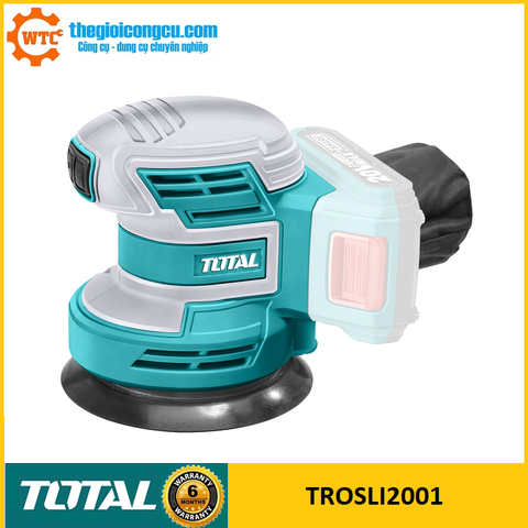 Máy chà nhám tròn dùng pin 20V Total TROSLI2001