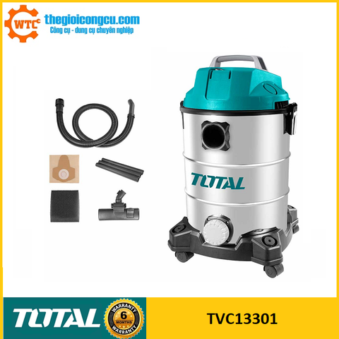 Máy hút bụi 30 lit 1300W  Total TVC13301