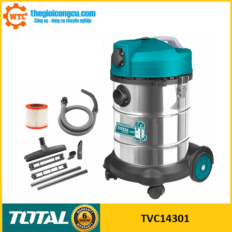Máy hút bụi 30 lít 1400W Total TVC14301