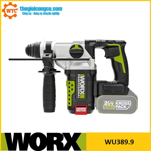 Máy khoan bê tông dùng pin 20V Worx WU389.9