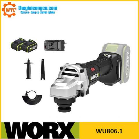 Thân máy mài góc 100mm dùng pin 20V Worx WU806.9