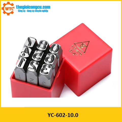 Bộ đóng số xuôi 10mm Top YC-602-10.0