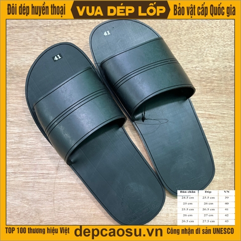 Dép cao su 1 quai ngang mẫu dép Nam