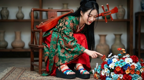 Dép thời trang đế cao 6-9cm chống trơn trượt và màu sắc thời trang, mix cùng váy maxi, áo dài