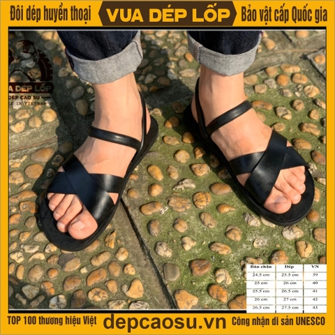 Dép cao su 4 quai điện biên phủ
