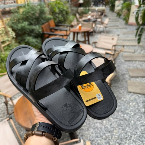 Dép cao su 5 quai đế công nghệ mới (êm, nhẹ, thoải mái 2.5cm), thủ công của Vua dép lốp Phạm Quang Xuân