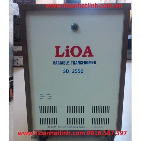 BIẾN ÁP VÔ CẤP LIOA 3 PHA