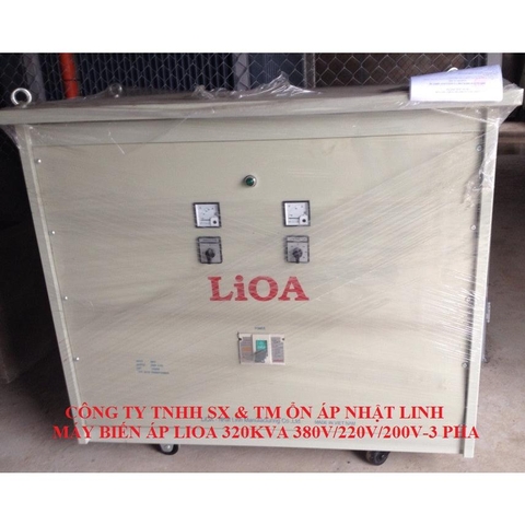 máy biến áp tăng áp vào 200V,220v ra 380v,400v 3 PHA công suất 10kva