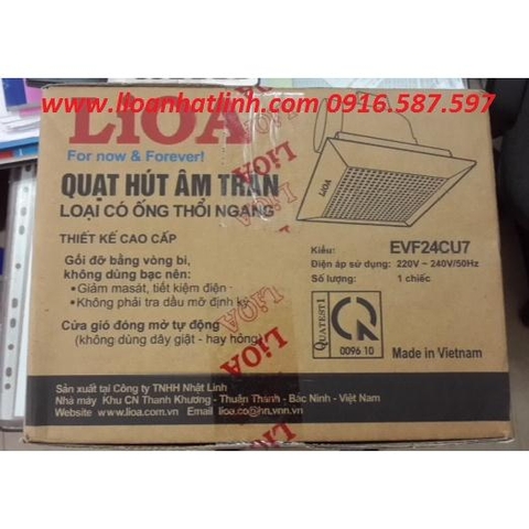 Quật gắn trần evf20cut1 lioa