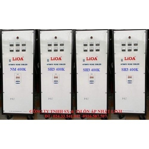 THÔNG SỐ KỸ THUẬT ỔN ÁP LIOA 400KVA 3 PHA NM 400K