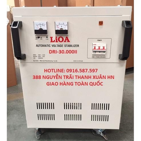 LIOA DRI 30000II DẢI 90V-250V LOẠI 1 PHA HÀNG CHÍNH HÃNG MÃ SP DRI 30000II