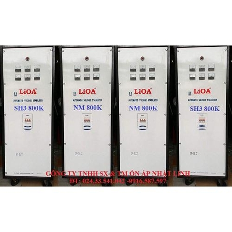 MÁY ỔN ÁP LIOA 800KVA MÃ NM 800K GIÁ TỐT NHẤT CHO DỰ ÁN