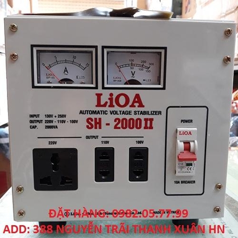 ỔN ÁP LIOA SH 2000II-LIOADRI-2000II-LIOA-DRII-2000II CHÍNH HÃNG