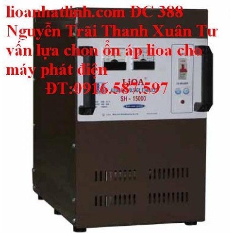 LIOA 7500 DRI 90V-250V -LIOA NHẬT LINH 7,5KVA 1 PHA