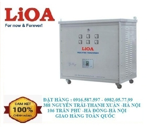 BIẾN ÁP LIOA 50KVA 380V-200V-220V | BIẾN ÁP CÁCH LY 3K501M2YH5YT
