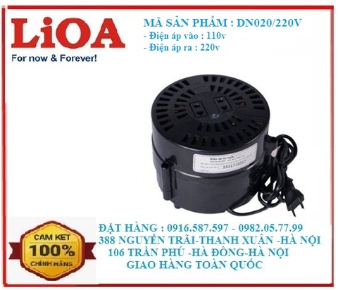 biến áp đổi nguồn tăng áp 110v-220v 2kva| biến áp đổi nguồn vào 100v ra 220v dn020