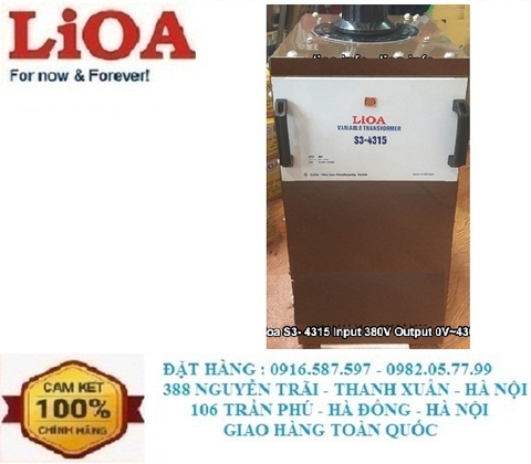 BIẾN ÁP VÔ CẤP 3PHA S3-4315 | MÁY BIẾN ÁP TĂNG GIẢM ĐIỆN 5V-430V 10KVA