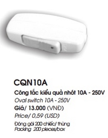 CÔNG TẮC KIỂU QUẢ NHÓT CQN10A| 10A~250V