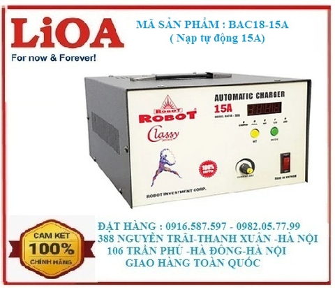 nạp ăc quy robot tự động 15a| sạc ăc quy 15a tự động