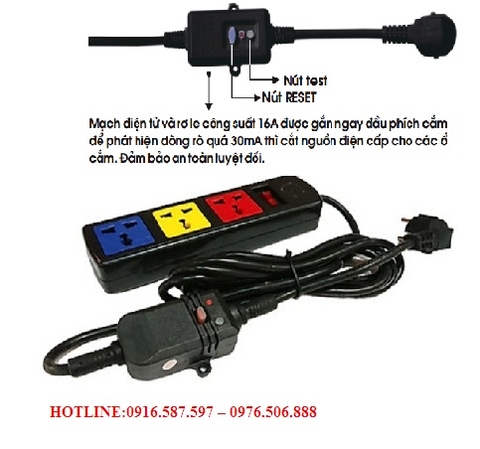 Ổ cắm chống giật 3D33N-CG/ổ cắm kéo dài thiết bị chống giật 3D33N-CG