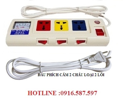 ổ cắm lioa công suất lớn 3ofssv2.5-2/ổ cắm lioa 15a-3300w