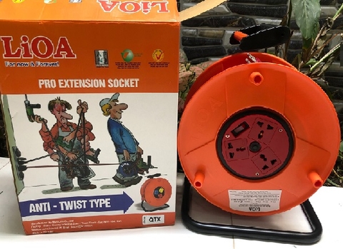 Ổ CẮM KÉO DÀI LOẠI CHỐNG XOẮN DÂY LIOA QTX2025