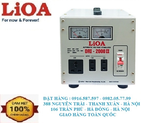 ỔN ÁP LIOA DRI-2000II | ỔN ÁP 1 PHA 2KVA-90V