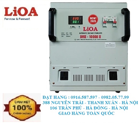 ỔN AP LIOA 10KW 1 PHA MÃ DRII 10000II DẢI 50V-250V