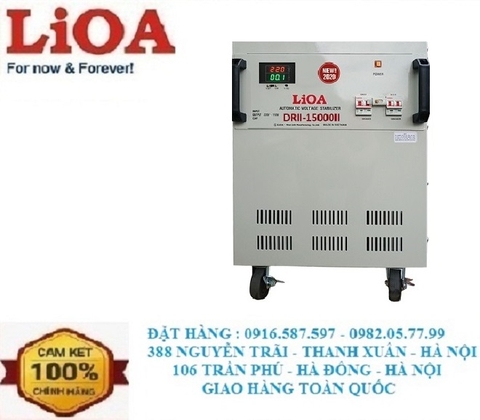 ỔN ÁP LIOA 15KVA MÃ DRII 15000II DẢI 50V-250V/110V-220V