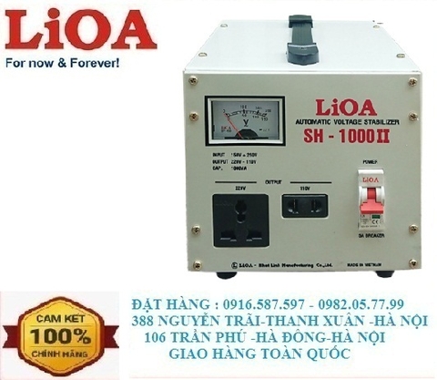 ỔN ÁP LIOA 1KW -1000VA-1000W MÃ SH 10000II 150V-250V