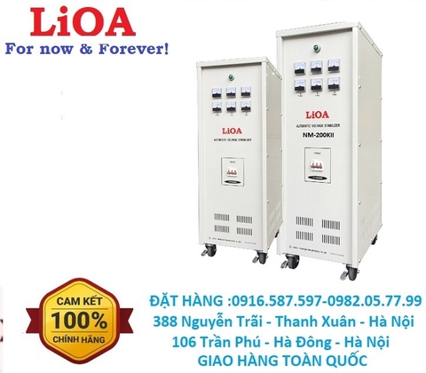 ỔN ÁP 3 PHA LIOA 200KVA mã NM-200KII 304V/420V