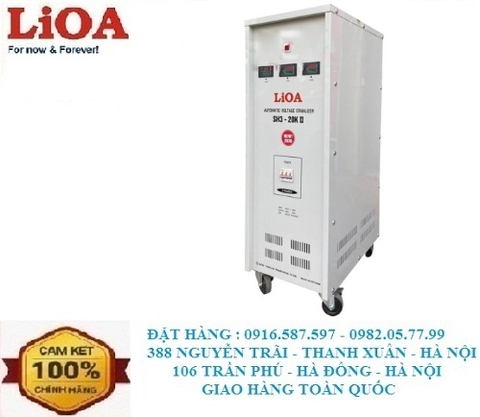 ỔN ÁP LIOA 20KVA 20000VA MÃ SH3-20KII 200V-380V