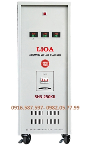 BÁO GIÁ SẢN PHẨM TSKT ỔN ÁP LIOA 250KVA MÃ SH3-250KII