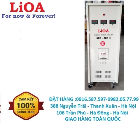 GIÁ BÁN LIOA 30KW 3 PHA MÃ SH3-30KII ĐỜI MỚI