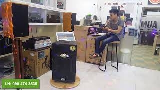 DÀN ÂM THANH KARAOKE KẾT NỐI VỚI LOA KÉO - ÂM THANH HAY KHÔNG THỂ NGỜ