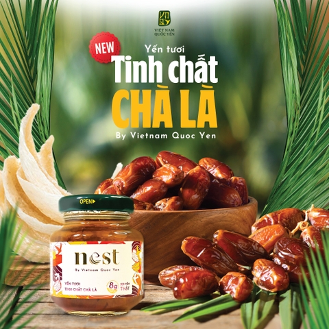 [NEW ARRIVAL] YẾN TƯƠI TINH CHẤT CHÀ LÀ - NEST BY VIETNAM QUOC YEN
