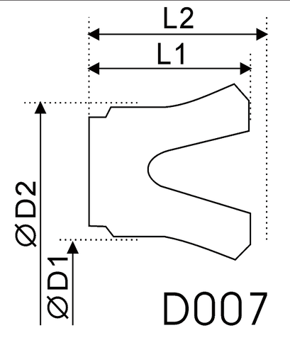 Piston and Rod seal D007