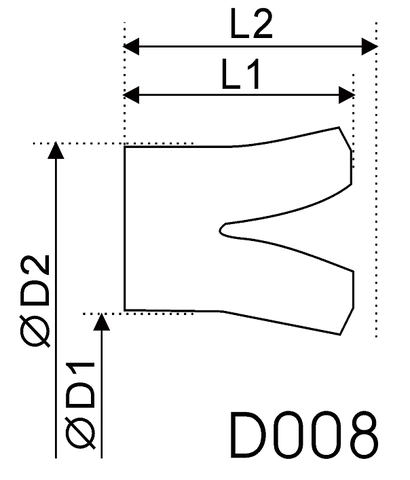 Piston and Rod seal D008