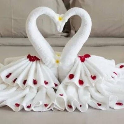 Hướng Dẫn Cách Gấp Khăn Khách Sạn Thiên Nga Đơn Giản