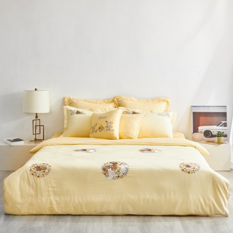 Tổng Hợp 5+ Mẫu Chăn Ga Gối Đệm Màu Vàng Được Ưa Chuộng 2024