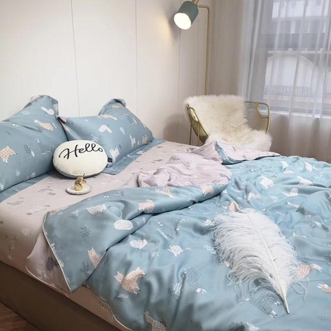 Chọn Vải May Chăn Ga Gối.