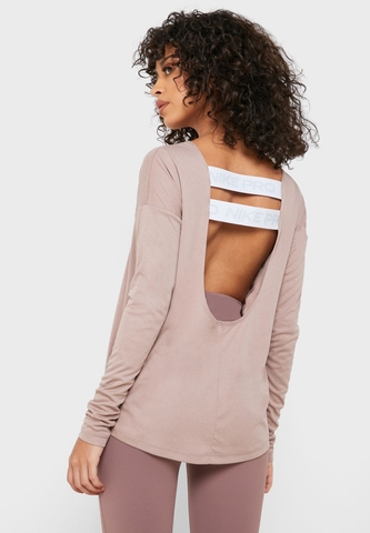 Áo Hè Nữ Nike Essential Pro Dri-FIT T-Shirt “Pink” CJ3225-298 - Hàng Chính Hãng