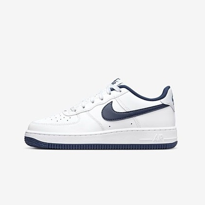 Giày Thời Trang Nữ Nike Air Force 1 GS 'White Midnight Navy' FV5948-104 - Hàng Chính Hãng