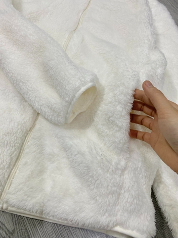 Áo Khoác Chính Hãng - Áo Khoác Lông Nam/Nữ Polham ''Kem'' - PHD4TC304A-02