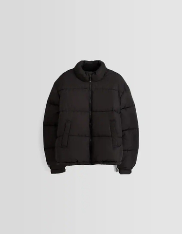Áo Khoác Phao Thu Đông Bershka ''Black'' 6679-085-800 – Hàng Chính Hãng