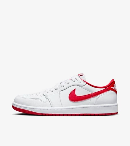 Giày Sneker Nike Air Jordan 1 Low Og '' White/University Red '' CZ0790-161  - Hãng Chính Hãng