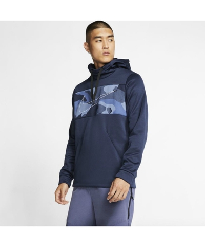 ÁO HOODIE Thu Đông Nike Therma CMO Pullover Hoodie 'Blue' BV2778-451 - Hàng Chính Hãng