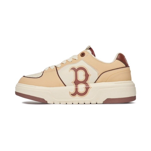 Giày Sneaker MLB Nam Nữ Chunky Liner Low Boston Red Sox Beige 3ASXCA12N-43BGS - Hàng Chính Hãng