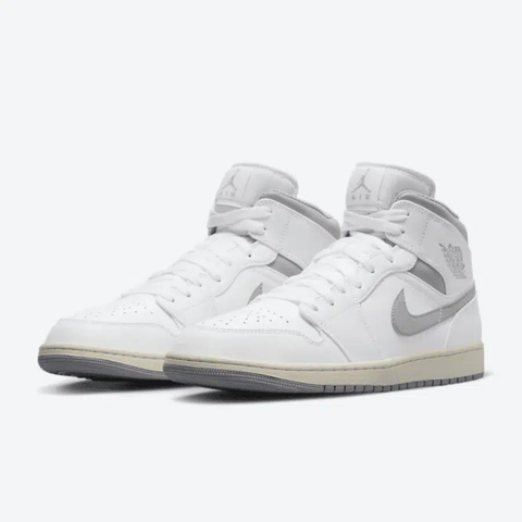 Giày Sneaker Nike Nam Air Jordan 1 Mid ‘Neutral Grey’ 554724-135 - Hàng Chính Hãng