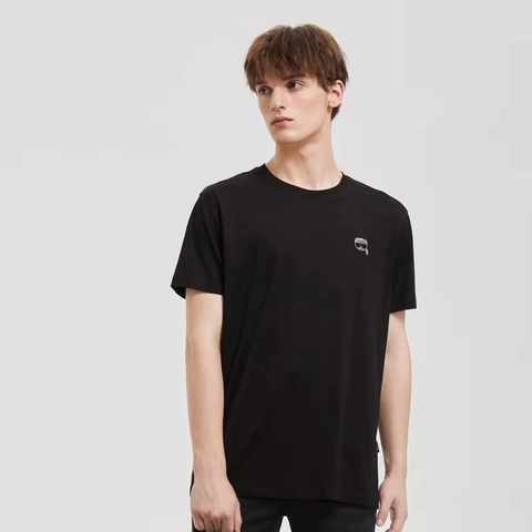 Áo Thời Trang  Karl Lagerfeld T-Shirt Logo 211n1706100-Black - Hàng Chính Hãng